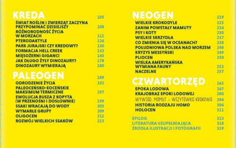 Dinozaury i wielkie ssaki - książka z autografem autora