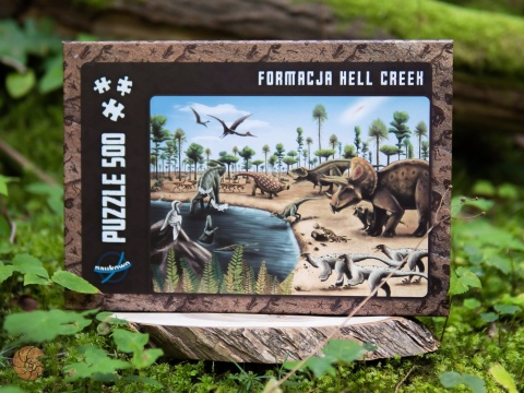 Formacja Hell Creek - puzzle 500 elementów