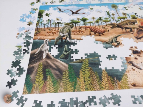 Formacja Hell Creek - puzzle 500 elementów