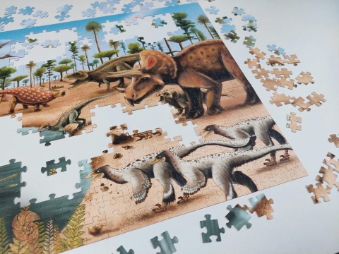 Formacja Hell Creek - puzzle 500 elementów