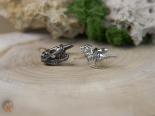 Spinki do mankietów "Dinozaury"