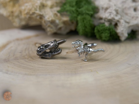 Spinki do mankietów "Dinozaury"