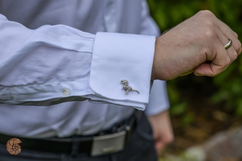 Spinki do mankietów "Dinozaury"